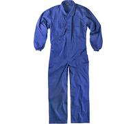 Work Team Buzo Recto con Cremallera de Metal Oculta y 2 Bolsos de Pecho con tapetas. 100% Algodón. Hombre Azulina 56