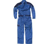 Work Team Buzo Recto con Cuello de Tira, Canesú y Detalles bicolores. Hombre Azafata+Marino 56