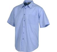 Work Team Camisa de Manga Corta con un Bolso de Pecho. Hombre Celeste 50