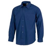 Work Team Camisa de Manga Larga con un Bolso de Pecho. Hombre Marino 50