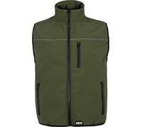 Work Team Chaleco Softshell Aire Libre Liso Hombre Verde Caza 3XL