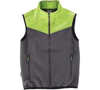 Work Team Chaleco Softshell Combinado Aire Libre Hombre Gris+Verde Lima M