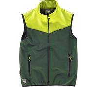 Work Team Chaleco Softshell Combinado Aire Libre Hombre Verde Oscuro+Amarillo A.V. XXL