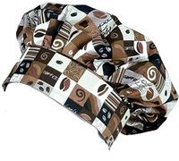 Work Team Gorro cocinero adaptable estampado rayas. Unisex ESTAMPADO UNICA