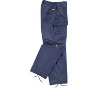 Work Team Pantalón con Perneras Desmontables, Cintura elástica y Multibolsillos. Hombre Marino 56