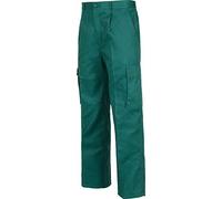 Work Team Pantalón. Elástico en cintura, multibolsillos: dos bolsos laterales en perneras. HOMBRE Verde 44