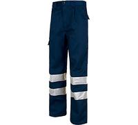 Work Team Pantalón multibolsos con Tejido Polar en Interior, 2 Cintas Reflectantes. Hombre Marino 52