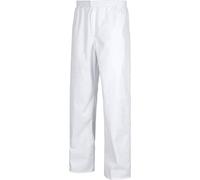 Work Team Pantalón Sanitario con Cintura Elástica, bragueta de Cremallera, sin Bolsillos. Hombre Blanco S
