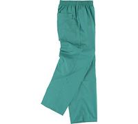 Work Team Pantalón Sanitario con Cintura Elástica, bragueta de Cremallera, sin Bolsillos. Hombre Verde L