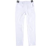 Work Team Pantalón Sanitario, Tejido y Cintura Elástica. Uniforme Sanitario, Médico, Enfermera, Dentista, Estética, Veterinaria. Unisex Blanco M