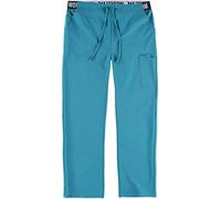Work Team Pantalón Sanitario, Tejido y Cintura Elástica. Uniforme Sanitario, Médico, Enfermera, Dentista, Estética, Veterinaria. Unisex Turquesa 3XL
