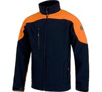 Work Team Workshell Combinado con Alta Visibilidad. Hombre Marino+Naranja A.V. 5XL