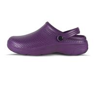 Work Team Zueco EVA Unisex. Ultraligero, ergonómico. Anatómico, con Cámara ortopédica, Suave para los pies. Hombre Morado 36/37