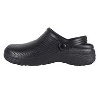 Work Team Zueco EVA Unisex. Ultraligero, ergonómico. Anatómico, con Cámara ortopédica, Suave para los pies. Hombre Negro 38/39