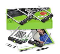 WORKDONE 4 Unidades - Bandeja para Unidad E3.S -NV2RX Compatible con servidores DELL PowerEdge con bahía E3.S - 17.ª Gen XE9780 XE9785 XE9785L XE7740 XE8640 - Bandeja NVMe SSD con Etiquetas Frontales