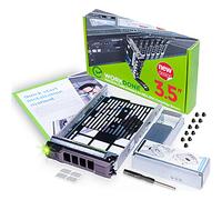 WORKDONE Bandeja Portaunidades Disco Duro Caddy 3.5” Compatible con DELL PowerEdge - Adaptador con Soporte 2.5” NVMe SSD SAS SATA - Ahora Fácil y Rápida Instalación