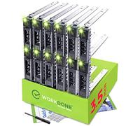 WORKDONE Paquete 12 - Unidad Disco Duro 3,5" - Compatible con DELL PowerEdge de 14-15 Gen. Seleccionados - Manual Instalación - Etiquetas Adhesivas, Destornillador, Robustos Tornillos