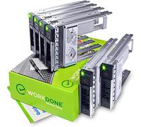 WORKDONE Paquete 6 - Unidad Disco Duro 3,5" con Adaptador HDD 2,5" - Compatible con PowerEdge 14-16 Gen. Seleccionados - Manual, Etiquetas Adhesivas, Destornillador, Robustos Tornillos