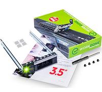 WORKDONE Portaunidades HDD Caddy 3.5” Compatible con DELL PowerEdge - 14.ª G. R340 R440 R540 R640 R740 R7415 R7425 X7K8W - Bandeja de Rail SAS Cambio en Caliente (Hot-Swap) - Fácil Instalación