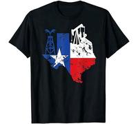 Workers Texas Proud American Oil Worker Oilfield Gift Mens T-Shirt
