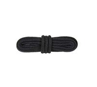 WorkerWalker Cordones Redondos para Botas, Resistentes al Fuego, Tacto y Sensación de Algodón, Mezcla de Algodón y Fibra Modacrílica Hecha en Europa, STR Pro, 1 Par -(91 - Negro / 130 cm)