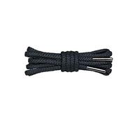 WorkerWalker Cordones Redondos para Botas y Zapatos, Resistentes a la Abrasión del Fuego y a las Llamas, Hechos de Fibra de Para Aramida Kevlar, XTR PRO, 1 Par -(91 - Negro / 90 cm - 35 inch)