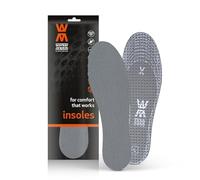 WorkerWalker Plantillas de Zapatos para Hombres y Mujeres - Fresh Pro Gris de Unidades Unisex para Botas de Trabajo Perforadas y Perfumadas - 36 EUR - 46 EUR