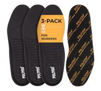 WorkerWalker Plantillas de Zapatos para Hombres y Mujeres - Poliyou Pro Set 3 Almohadillas Gruesas para Mujeres y Hombres para Zapatos o Botas de Trabajo Cómodas y Transpirables - 42 EUR