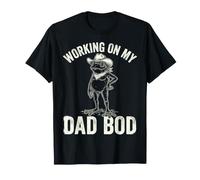 Working On My Dad BOD Funny Frog Cowboy Dad Humor Camiseta