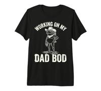 Working On My Dad BOD Funny Frog Cowboy Dad Humor Camiseta Premium