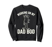 Working On My Dad BOD Funny Frog Cowboy Dad Humor Sudadera