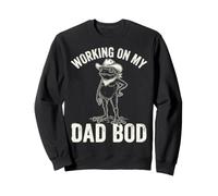 Working On My Dad BOD Funny Frog Cowboy Dad Humor Sudadera