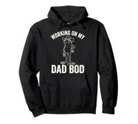 Working On My Dad BOD Funny Frog Cowboy Dad Humor Sudadera con Capucha