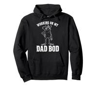 Working On My Dad BOD Funny Frog Cowboy Dad Humor Sudadera con Capucha