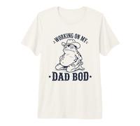 Working On My Dad BOD Toad Camiseta Premium