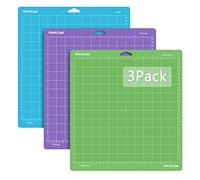 WORKLION Tapete de corte de 30 x 30 cm pulgadas para Cricut: Cricut Explore One/Air/Air 2/Maker Gridded Adhesive Mat antideslizante duradera para coser acolchado y proyectos de artes y manualidades