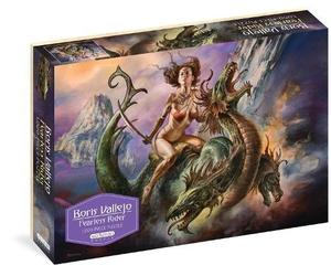 Workman Publishing Bo Boris Vallejo Fearless Rider 1,000-P (Mixed Media Product)