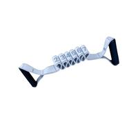 Workout Band Set, 92x4x1cm 120g Rubber Nylon 8-Level Portable Resistance Fitness Equipment for Outdoor Training, Travel, Yoga, Pilates, Gym, Home