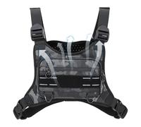 Workout Chest Pack - Adjustable Vest Bag for Outdoor Travel | Sports Phone Holder, Hiking Jogging Hunting Biking Gear, Men Women Teens Exercise Accessory, Daily Running Gym Tool