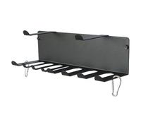 Workout Equipment Holder - Gym Storage Rack, Wall Mounted Shelving, Heavy Duty Steel Frame, Space Saving Design With Convenient Fitness Organization Use | Home Exercise Equipment Rack For Garage Train