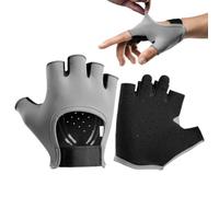 Workout Gloves - Microfibre Half Finger Gym Gloves | Non Slip Training Grip