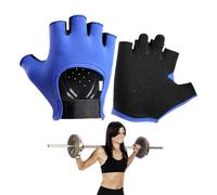 Workout Gloves - Microfibre Half Finger Gym Gloves | Non Slip Training Grip