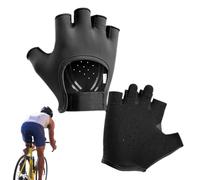 Workout Gloves - Microfibre Half Finger Gym Gloves | Non Slip Training Grip