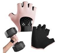 Workout Gloves - Microfibre Half Finger Gym Gloves | Non Slip Training Grip