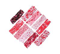 Workout Headband Women Yoga Headbands Heart Shape Sweat Absorption 10Pcs