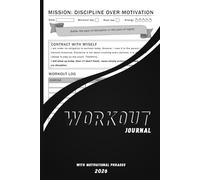 Workout Journal: Track Progress and Level Up Your Fitness with Daily Motivational Quotes, Boss Battle Challenges, Sleep and Nutrition Tracking
