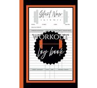 Workout Log Book for men or women, Fitness Journal to Track Daily Workouts, Record Sets, Reps, Weight and Progress.: Ultimate Fitness Accessory for ... with our popular black, orange and white.