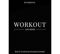 Workout Log Book: Gym and Home Strength Training Planner with Unique Fill-In Muscle Diagrams to Track Weightlifting Progress. Measurement Pages and Visual Fitness Habit Tracker Included.