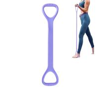 Workout Resistance Bands, Portable Tension Rope, Figure Eight Silicone Trainer with Ergonomic Handles, Home Gym Yoga Pilates Accessory Upper Lower Body Fitness Arm Back Chest Leg Strengthening