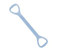 Workout Resistance Bands, Portable Tension Rope, Figure Eight Silicone Trainer with Ergonomic Handles, Home Gym Yoga Pilates Accessory Upper Lower Body Fitness Arm Back Chest Leg Strengthening